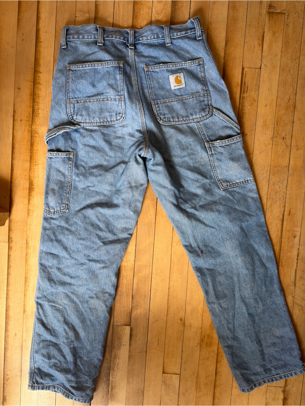 Carhartt women’s Light Blue Relaxed Carpenter Jeans